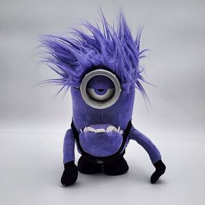 Despicable Me 2‎ Purple EVIL MINION  Talking Light Up Battery Operated Plush